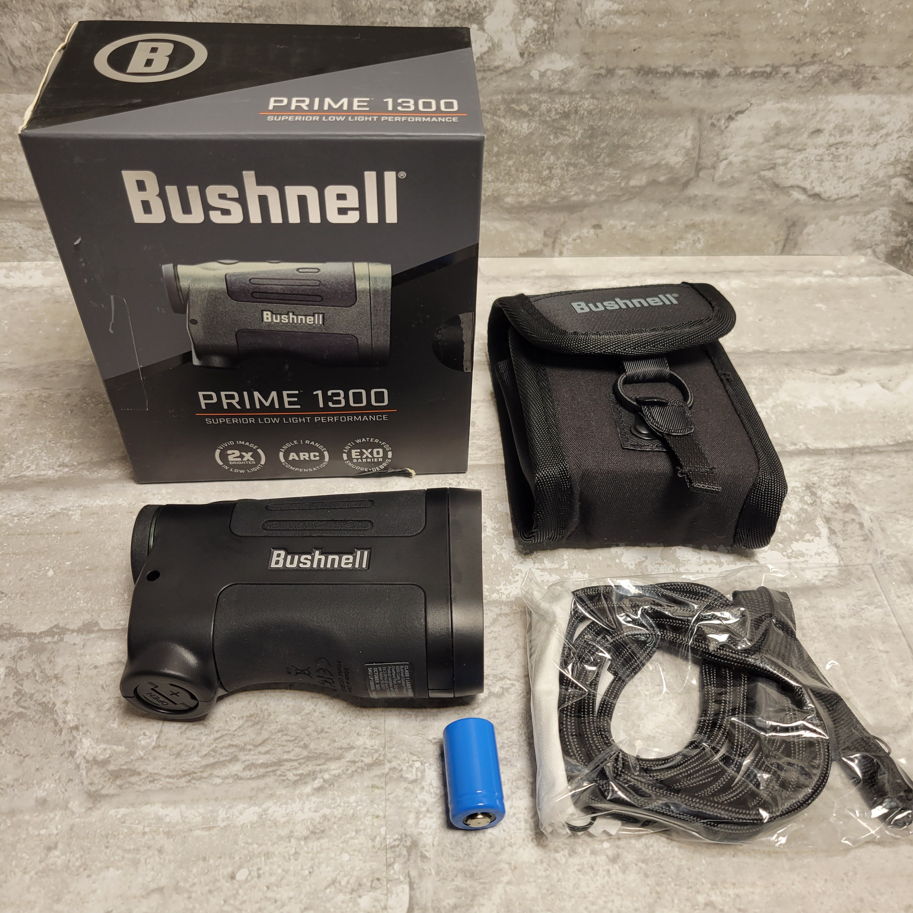 Bushnell Prime 1300 6x24mm Digital Laser Rangefinder, Black - LP1300SBL (8032893075694)